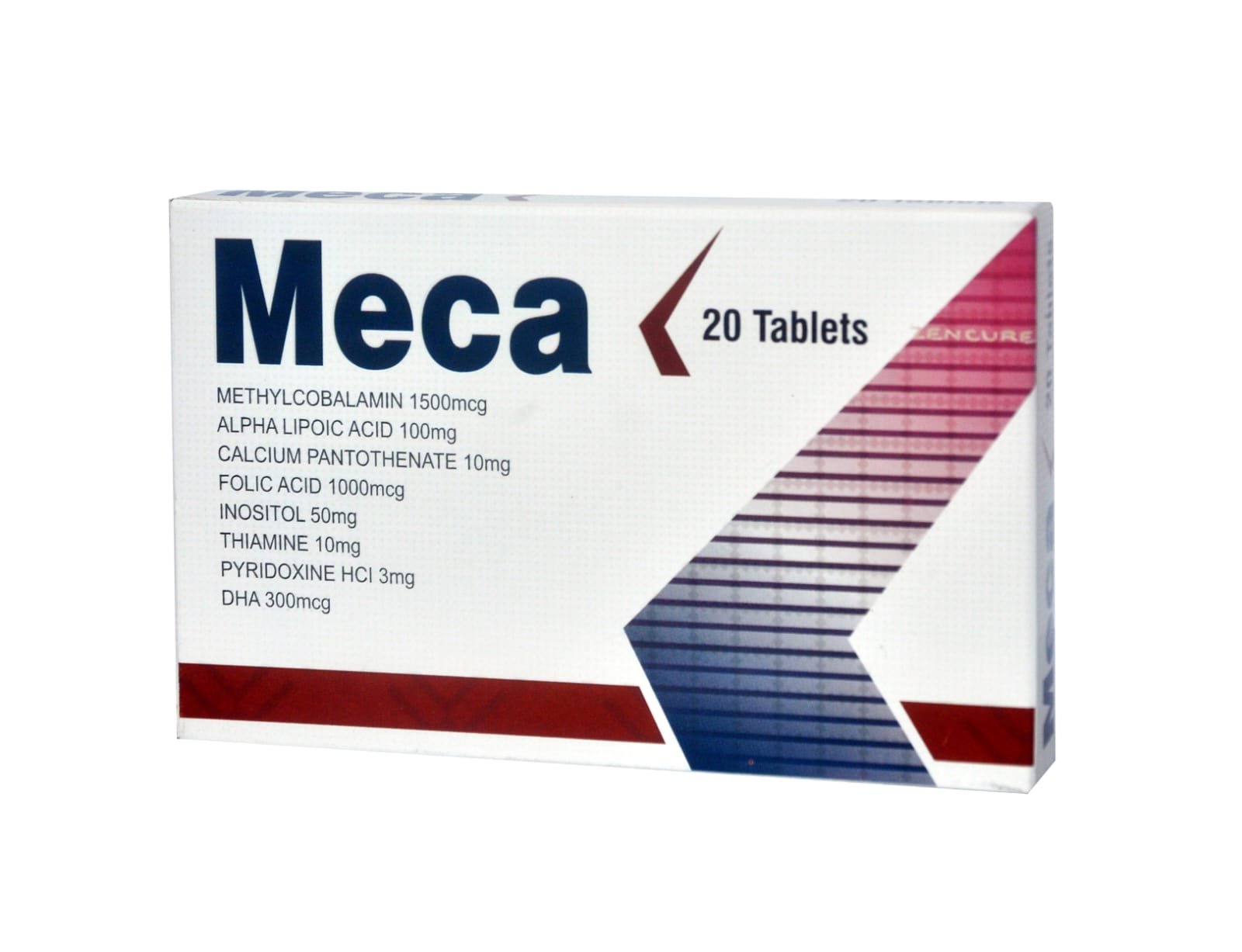 Meca methylcobalamin tablets, 20 tablets